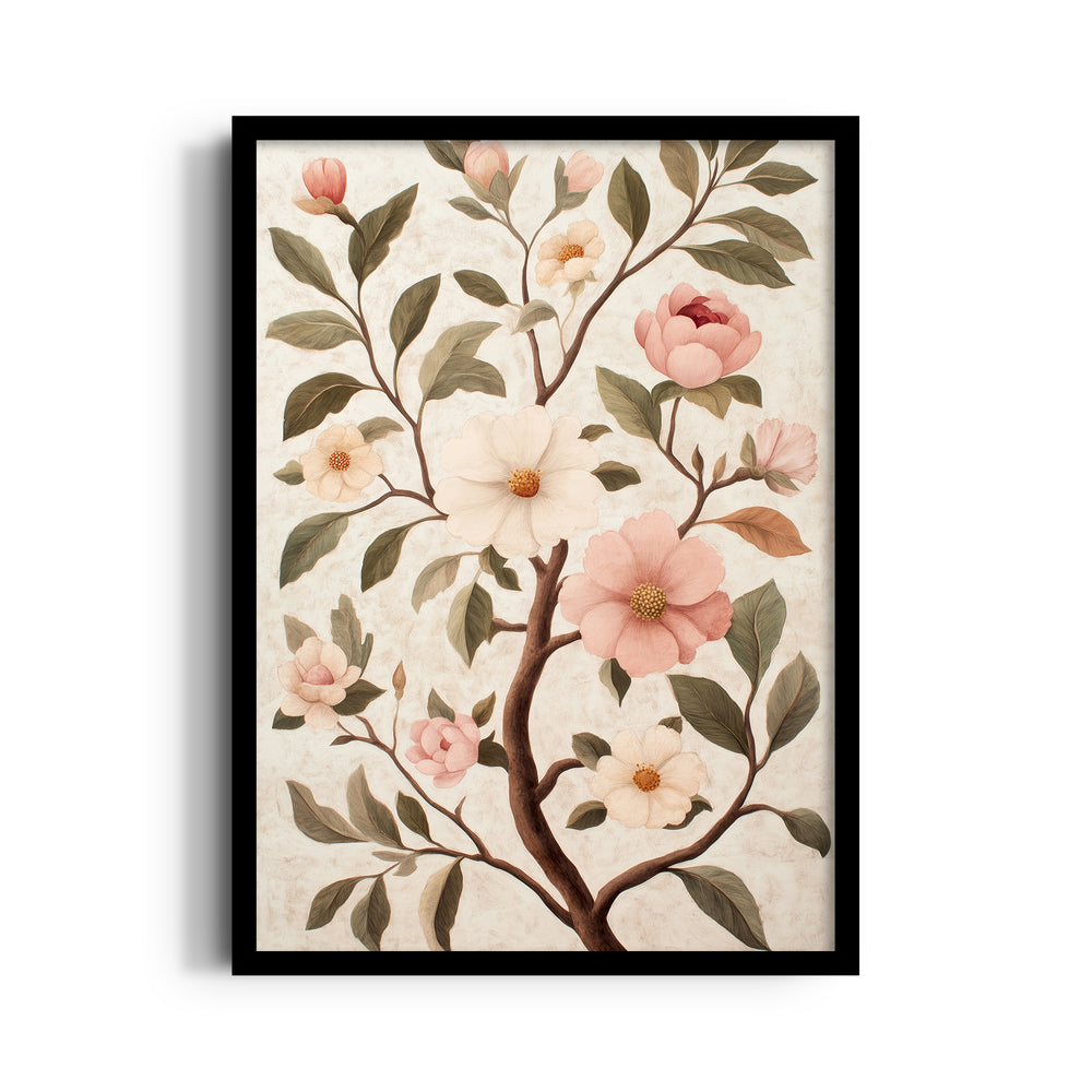 Blush Blossom Garden - Botanical Wall Art