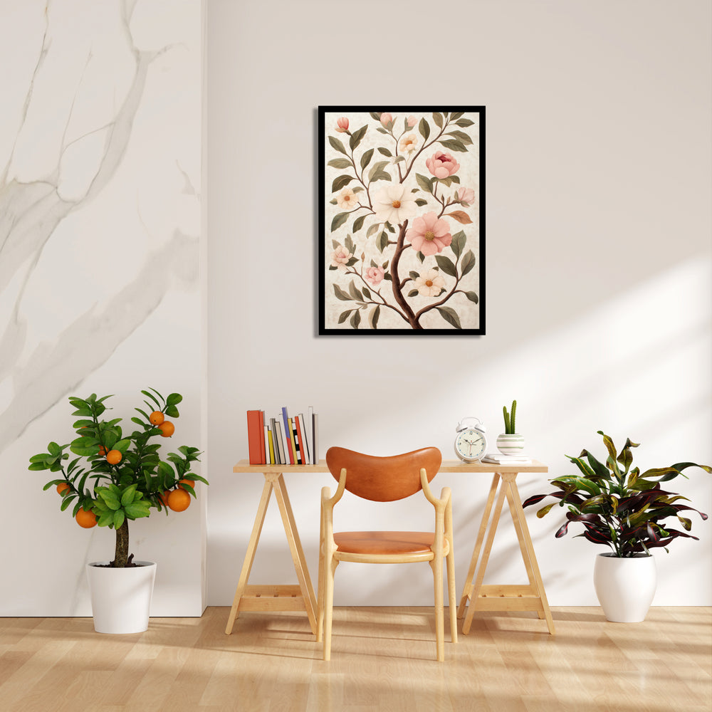 Blush Blossom Garden - Botanical Wall Art