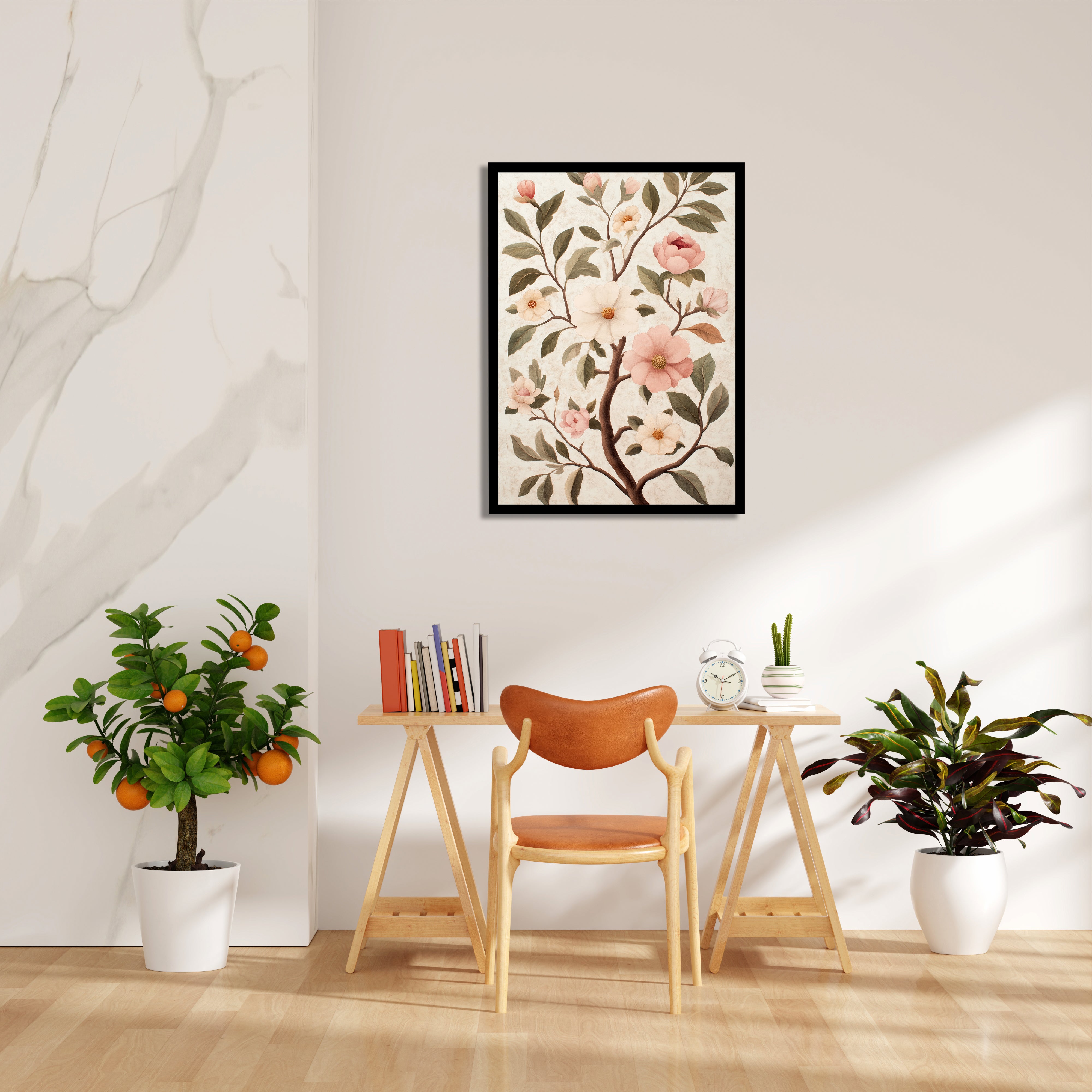 Blush Blossom Garden - Botanical Wall Art