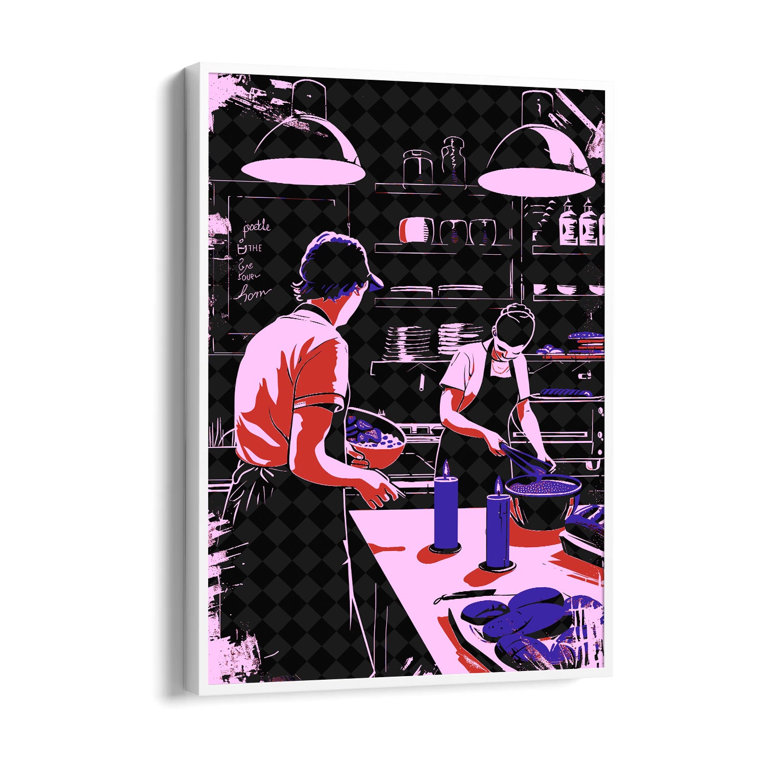 Candlelight Kitchen Prep - Food & Bar Wall Art