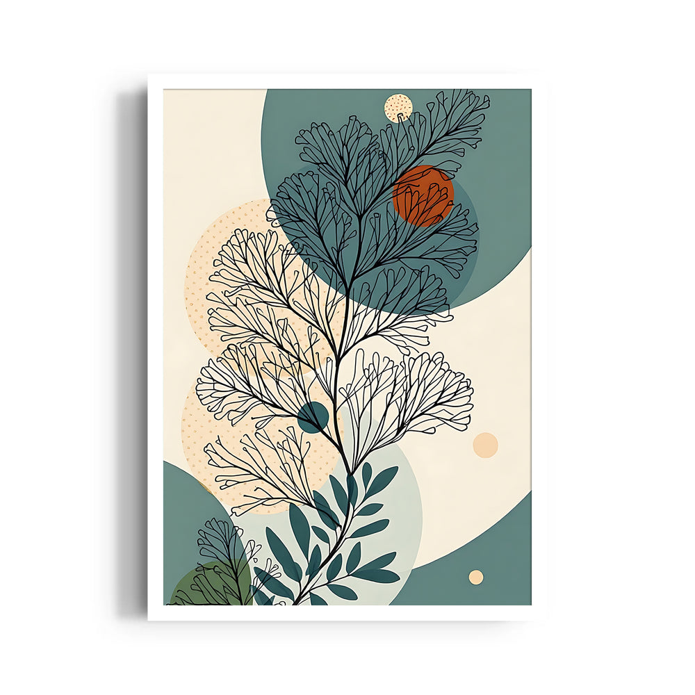 Celestial Fern Harmony - Botanical Wall Art