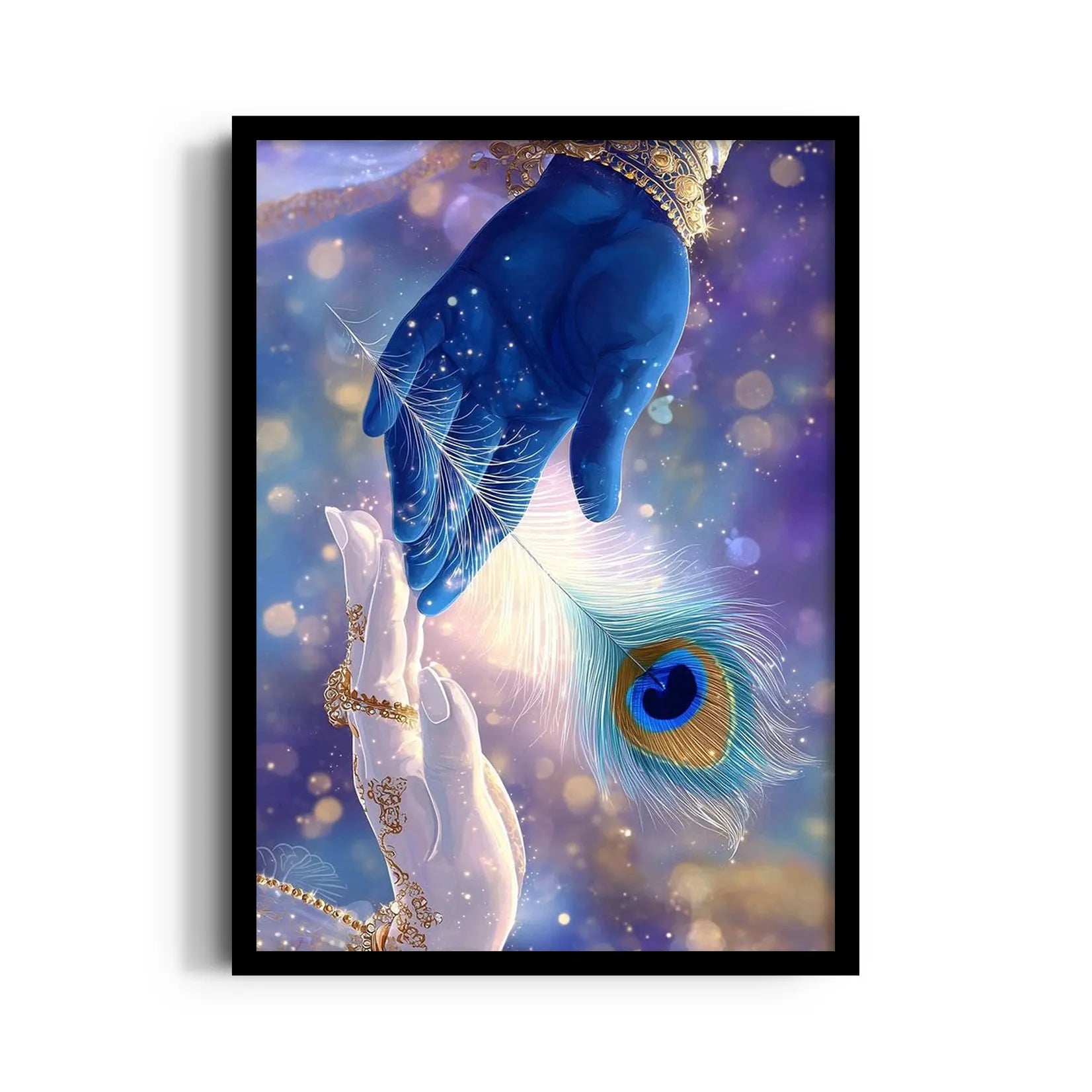 Celestial Touch of the Peacock Plume
