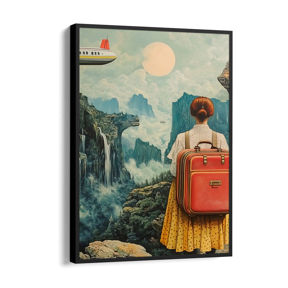 Celestial Valley Wanderer - Travel Wall Art - Pillow Fights