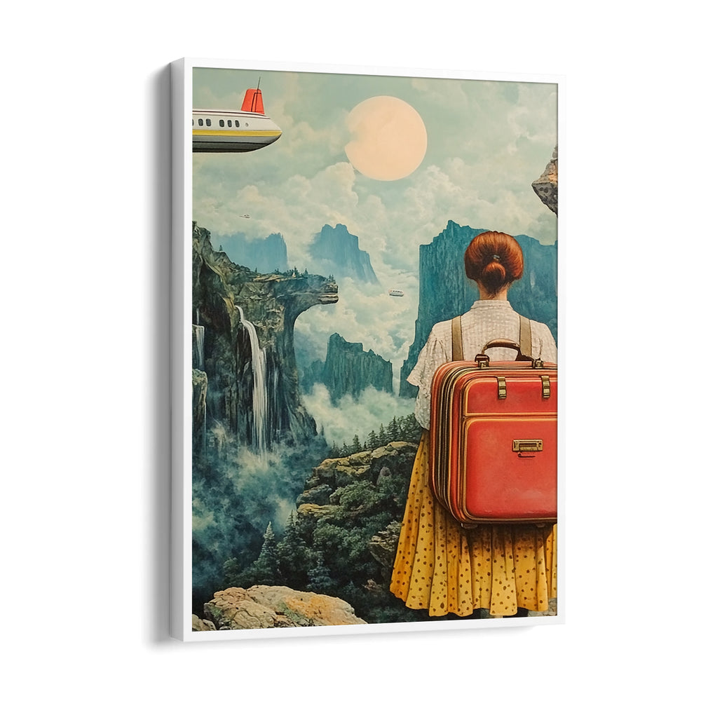 Celestial Valley Wanderer - Travel Wall Art - Pillow Fights