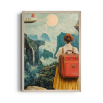 Celestial Valley Wanderer - Travel Wall Art - Pillow Fights