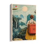 Celestial Valley Wanderer - Travel Wall Art - Pillow Fights