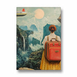 Celestial Valley Wanderer - Travel Wall Art - Pillow Fights