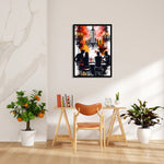 Chandelier Bar Conversations - Food & Bar Wall Art