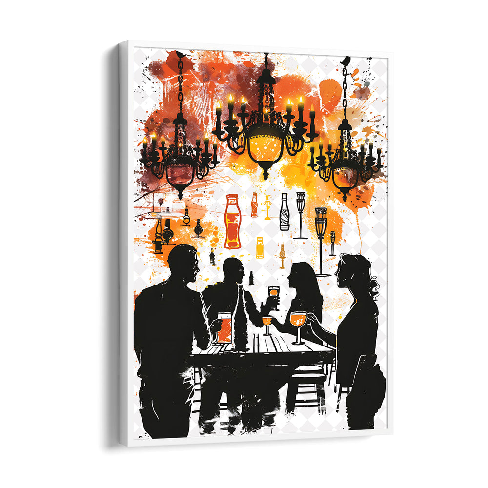 Chandelier Lounge Cheers - Food & Bar Wall Art
