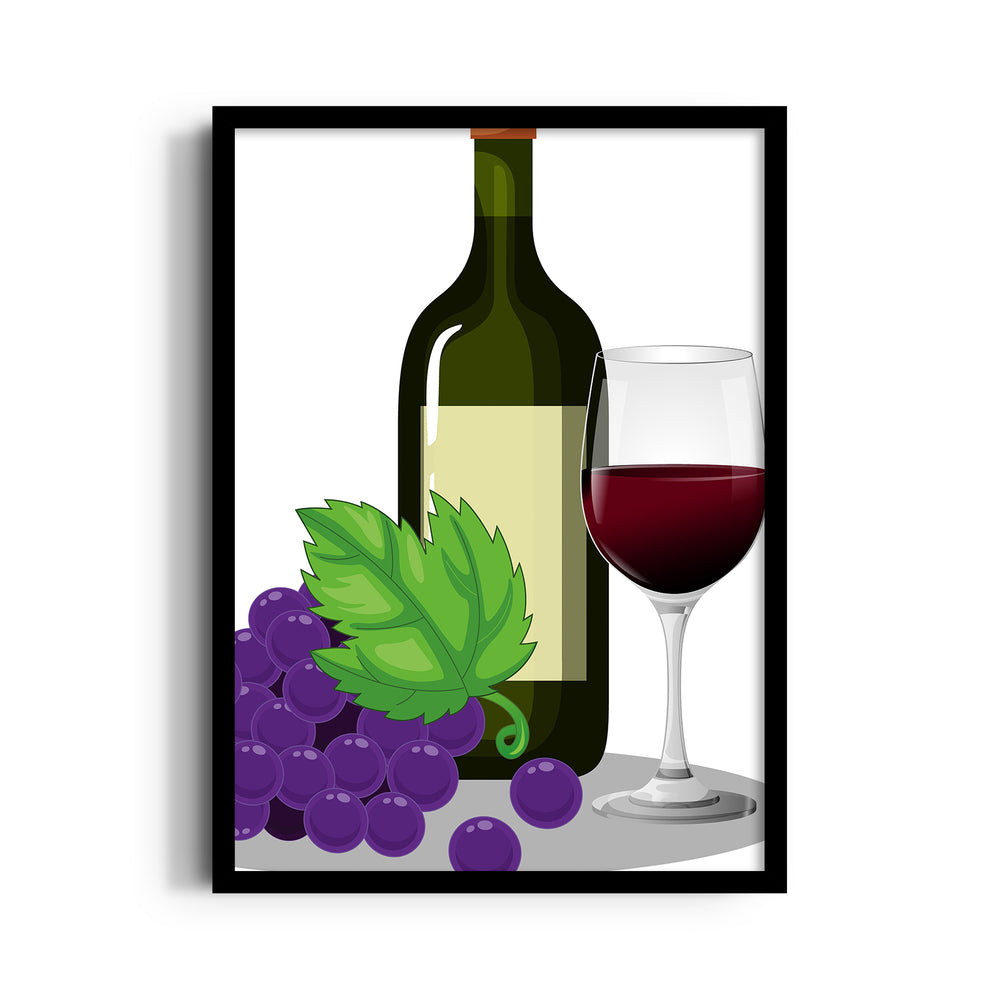 Classic Vineyard Elegance – Wine & Bar Wall Art