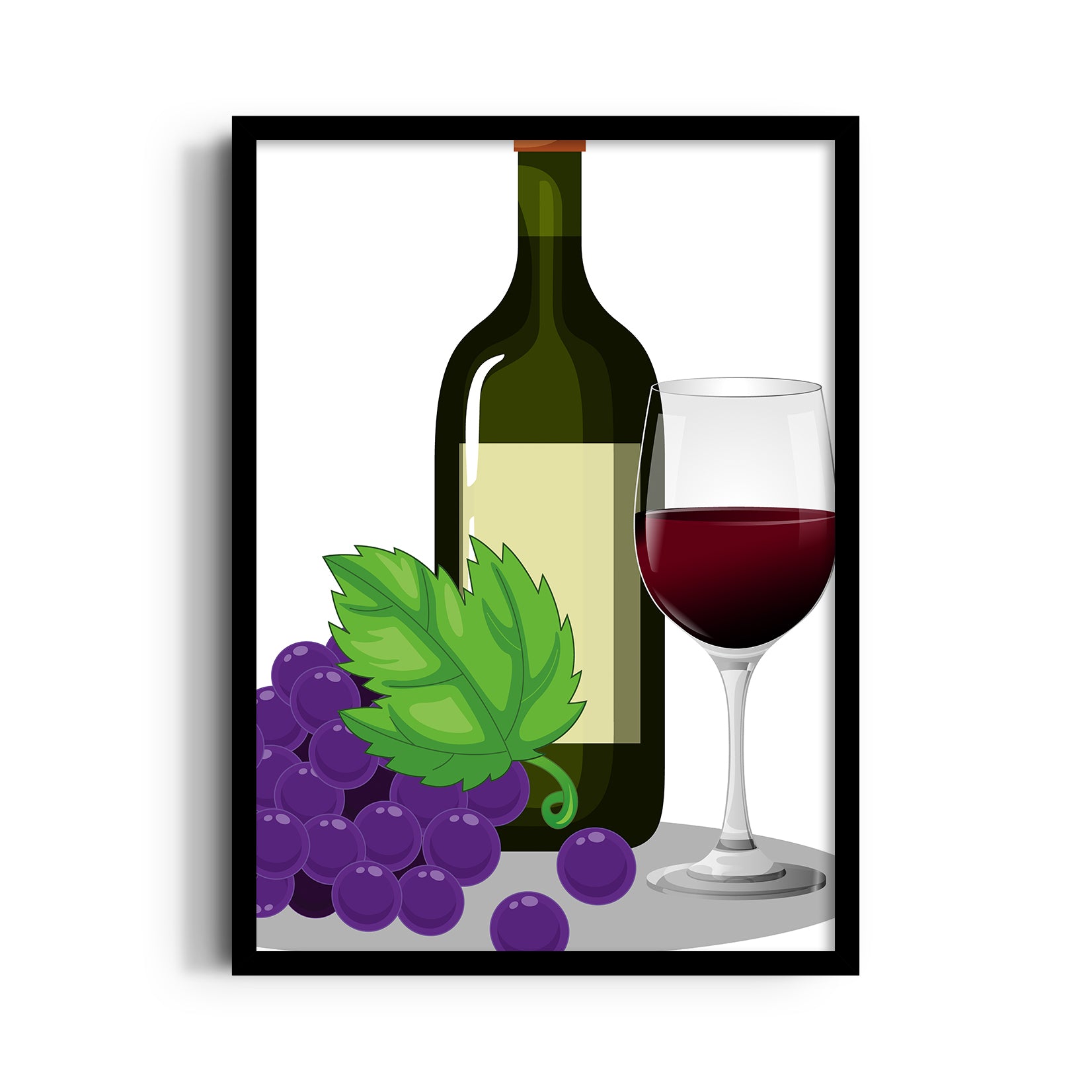 Classic Vineyard Elegance ??? Wine & Bar Wall Art
