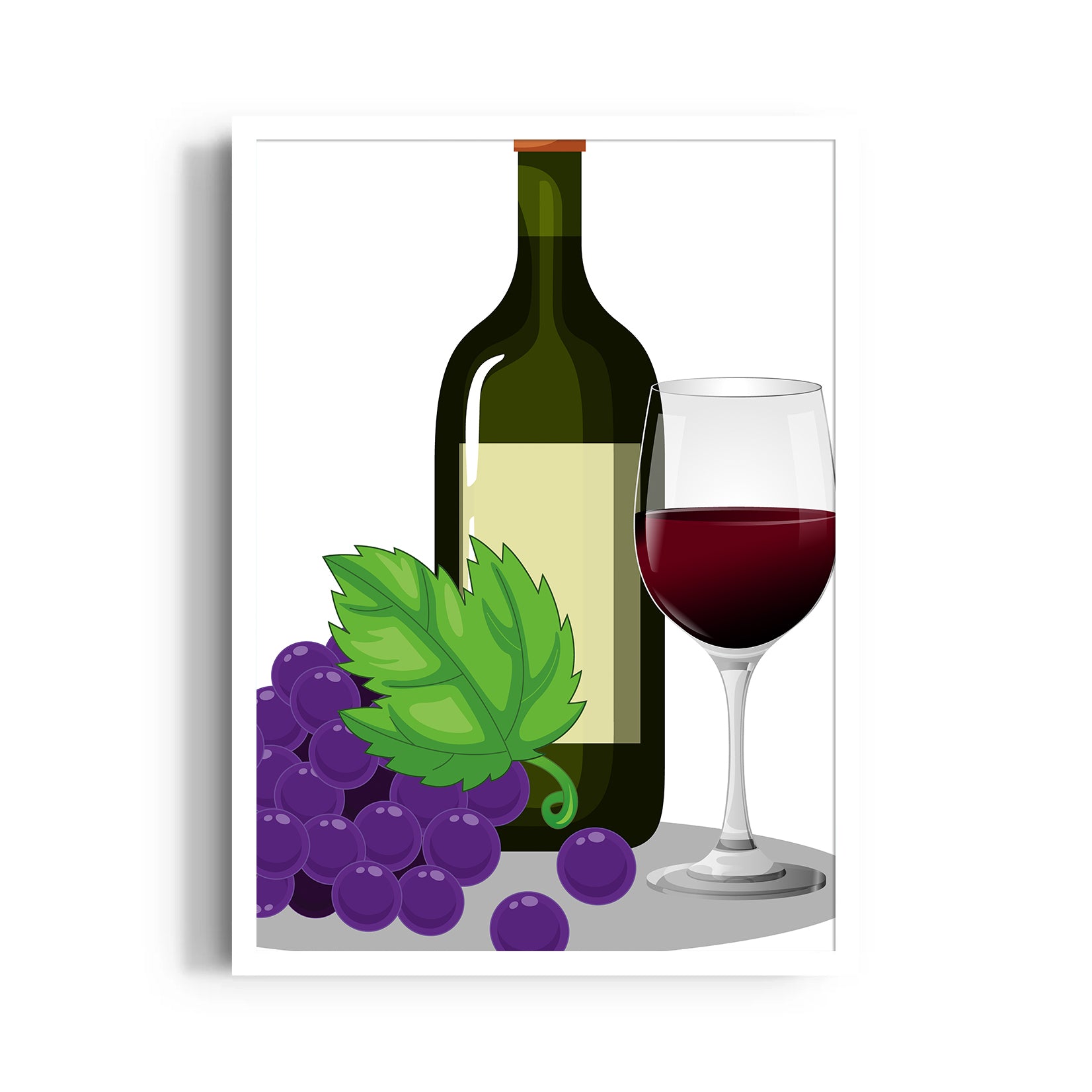Classic Vineyard Elegance ??? Wine & Bar Wall Art