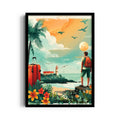 Coastal Horizon Departure - Travel Wall Art