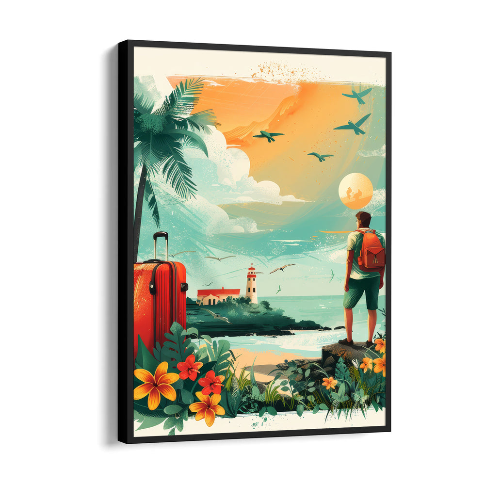 Coastal Horizon Departure - Travel Wall Art