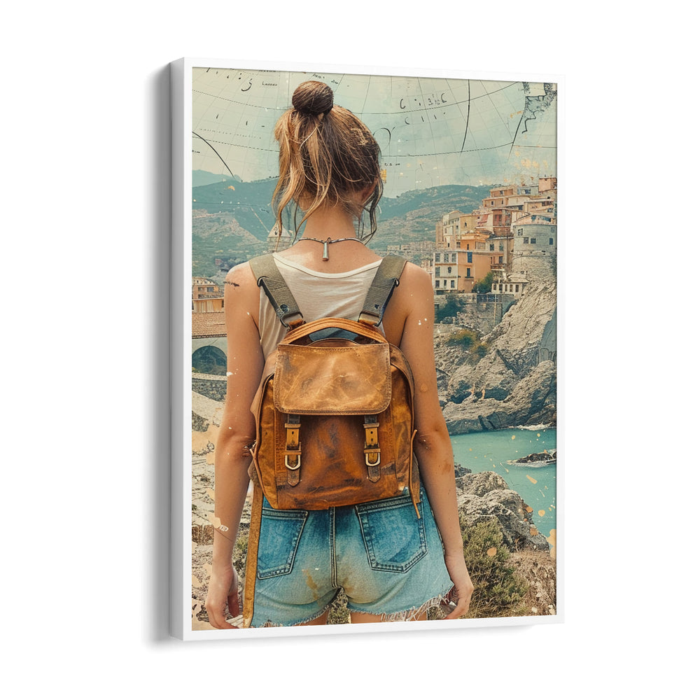 Coastal Wanderer Journey - Travel Wall Art