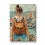 Coastal Wanderer Journey - Travel Wall Art