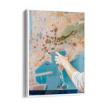 Coastal Wayfinder Map - street map wall art