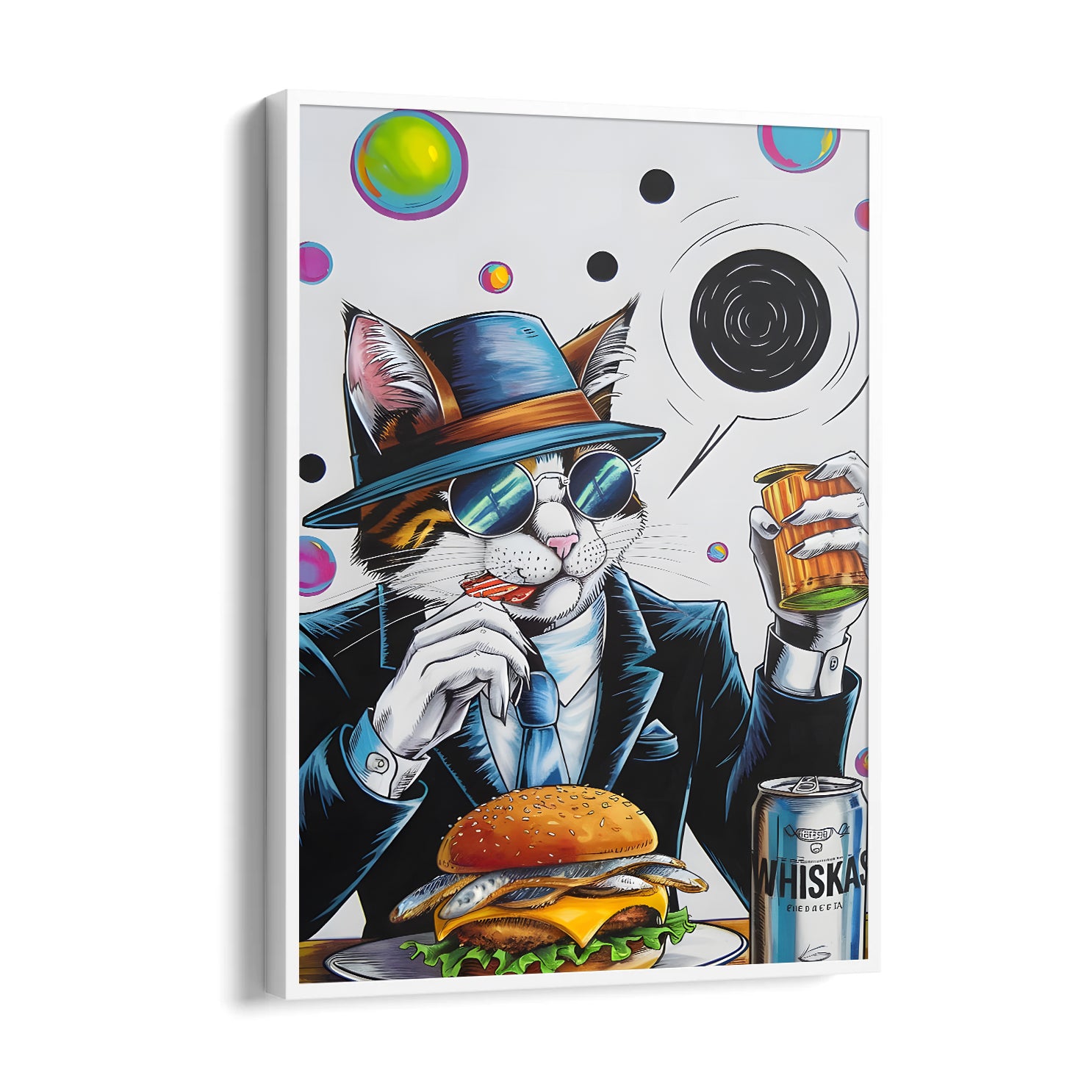 Cool Cat Diner ??? Pop Art Food Wall Art