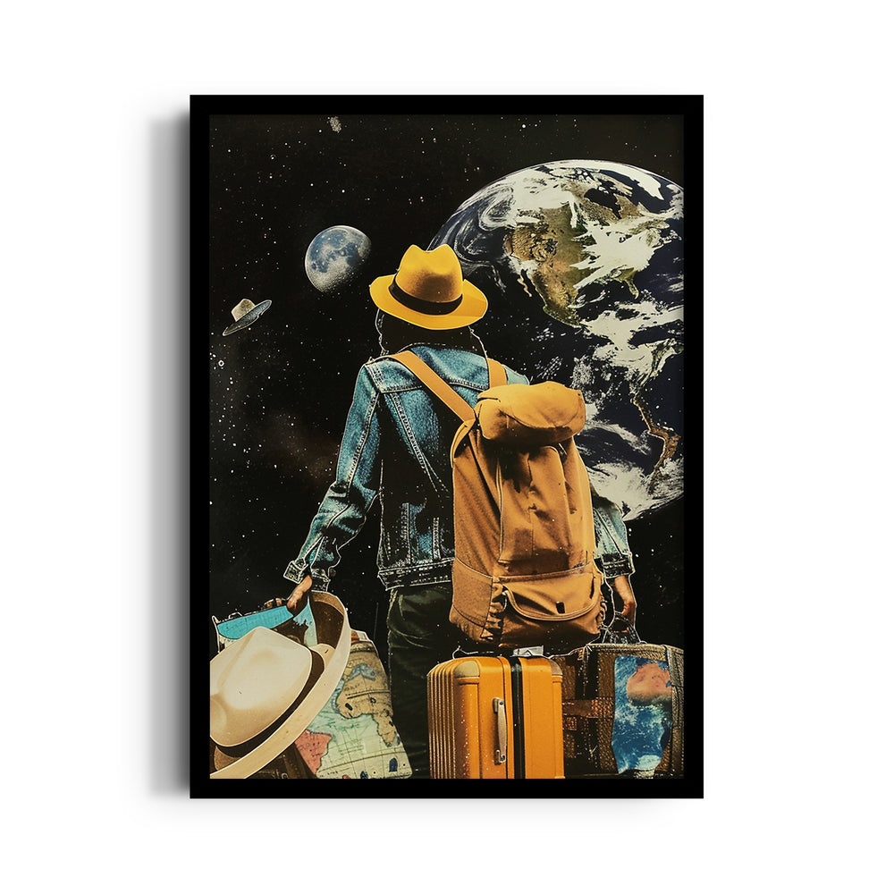 Cosmic Wanderer Voyage - Travel Wall Art