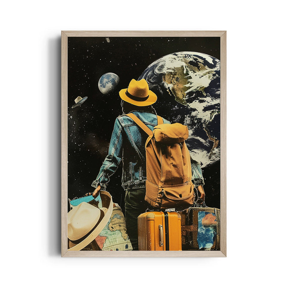 Cosmic Wanderer Voyage - Travel Wall Art