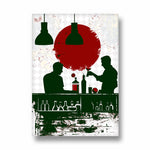 Crimson Cocktail Hour - Food & Bar Wall Art