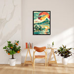 Crimson Horizon Voyage - Travel Wall Art