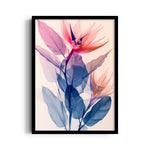 Crimson Paradise Bloom - Botanical Wall Art