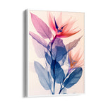 Crimson Paradise Bloom - Botanical Wall Art
