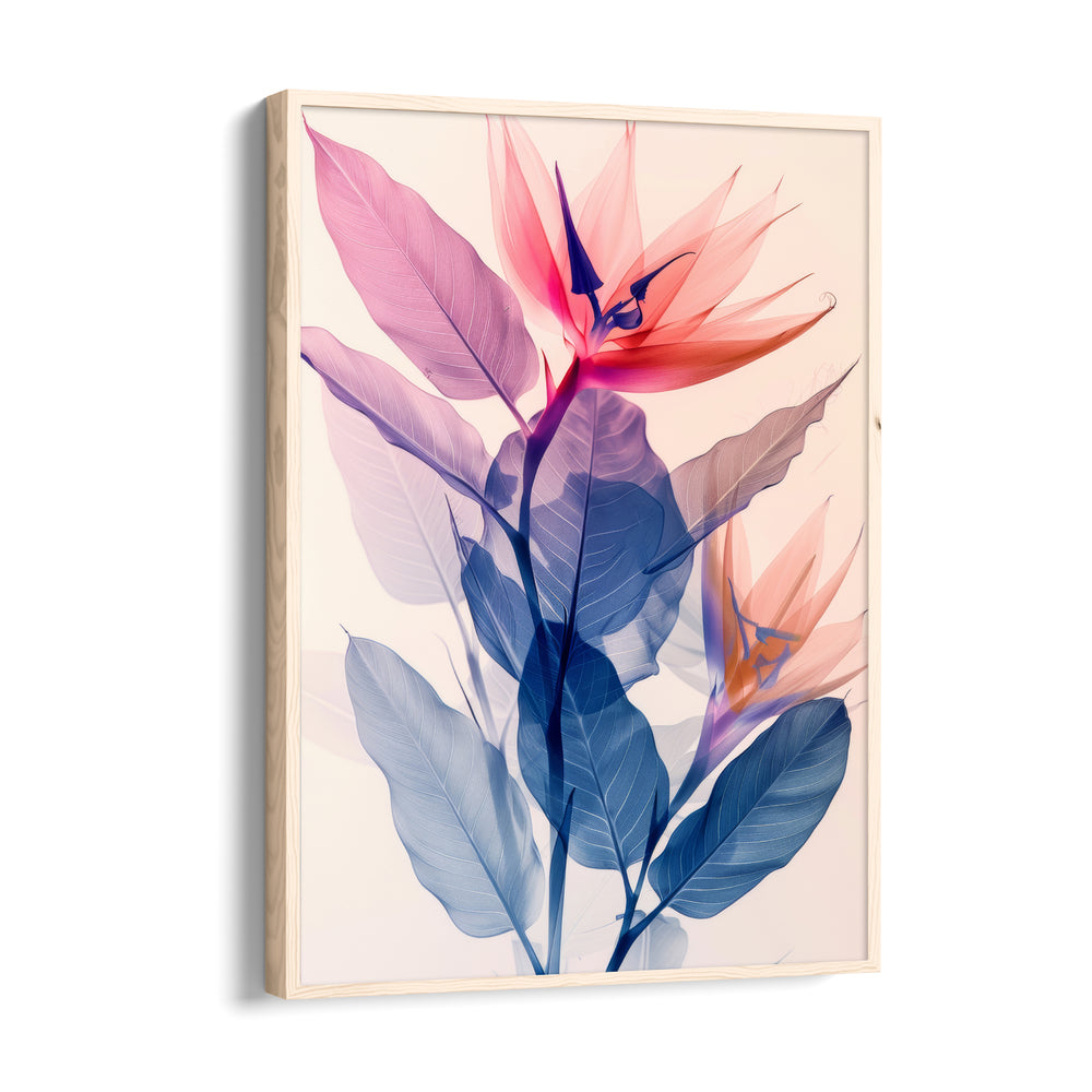 Crimson Paradise Bloom - Botanical Wall Art