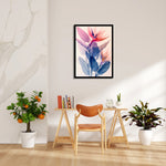 Crimson Paradise Bloom - Botanical Wall Art