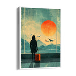 Departure at Golden Horizon - Travel Wall Art