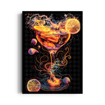 Electric Citrus Martini - Food & Bar Wall Art - Pillow Fights