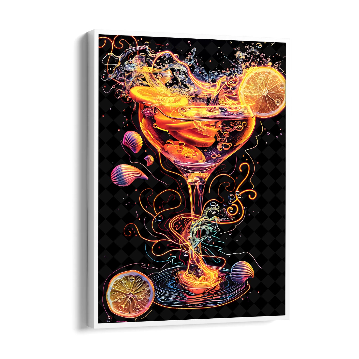 Electric Citrus Martini - Food & Bar Wall Art
