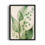 Emerald Lily of the Valley - Botanical Wall Art