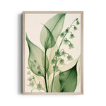 Emerald Lily of the Valley - Botanical Wall Art
