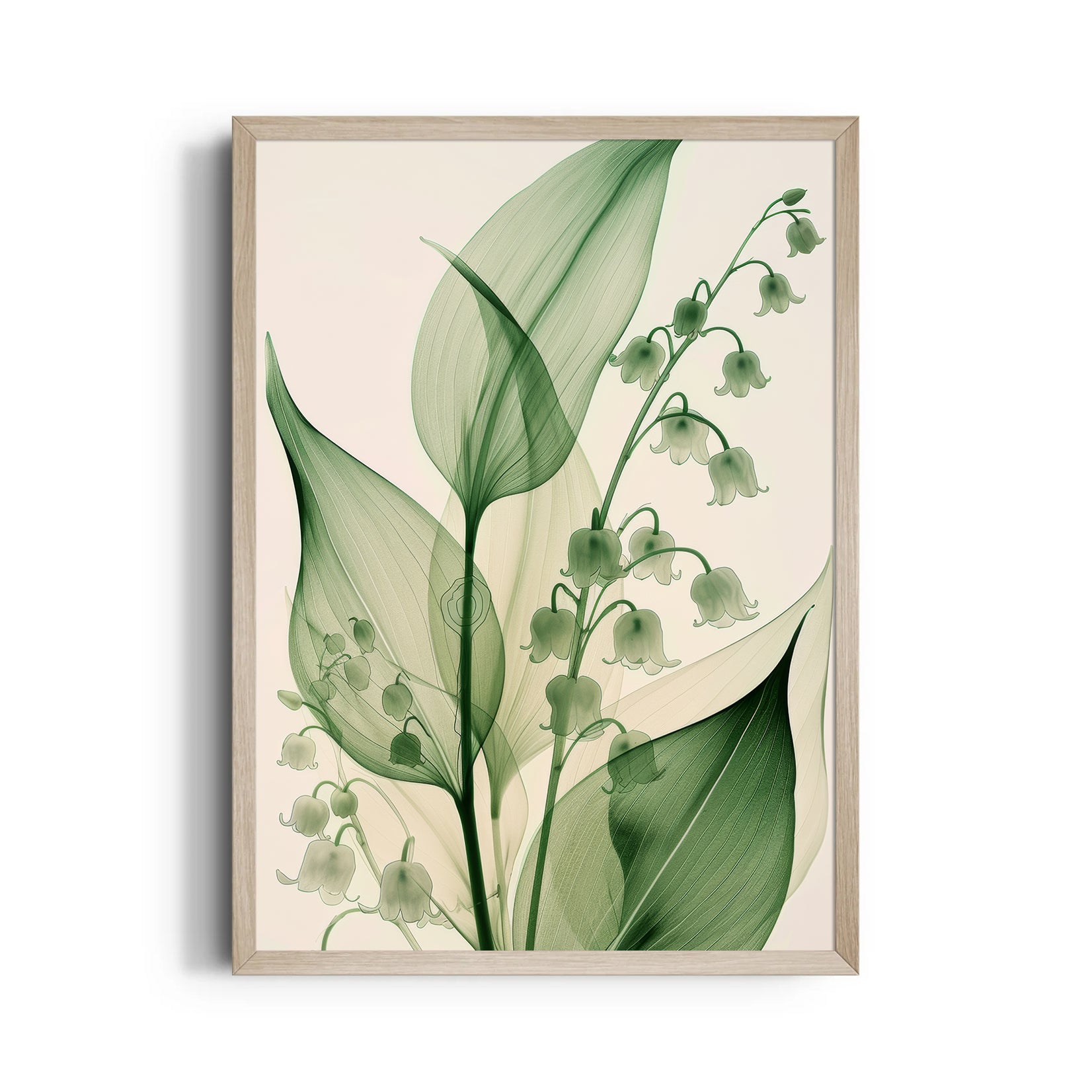 Emerald Lily of the Valley - Botanical Wall Art