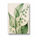 Emerald Lily of the Valley - Botanical Wall Art