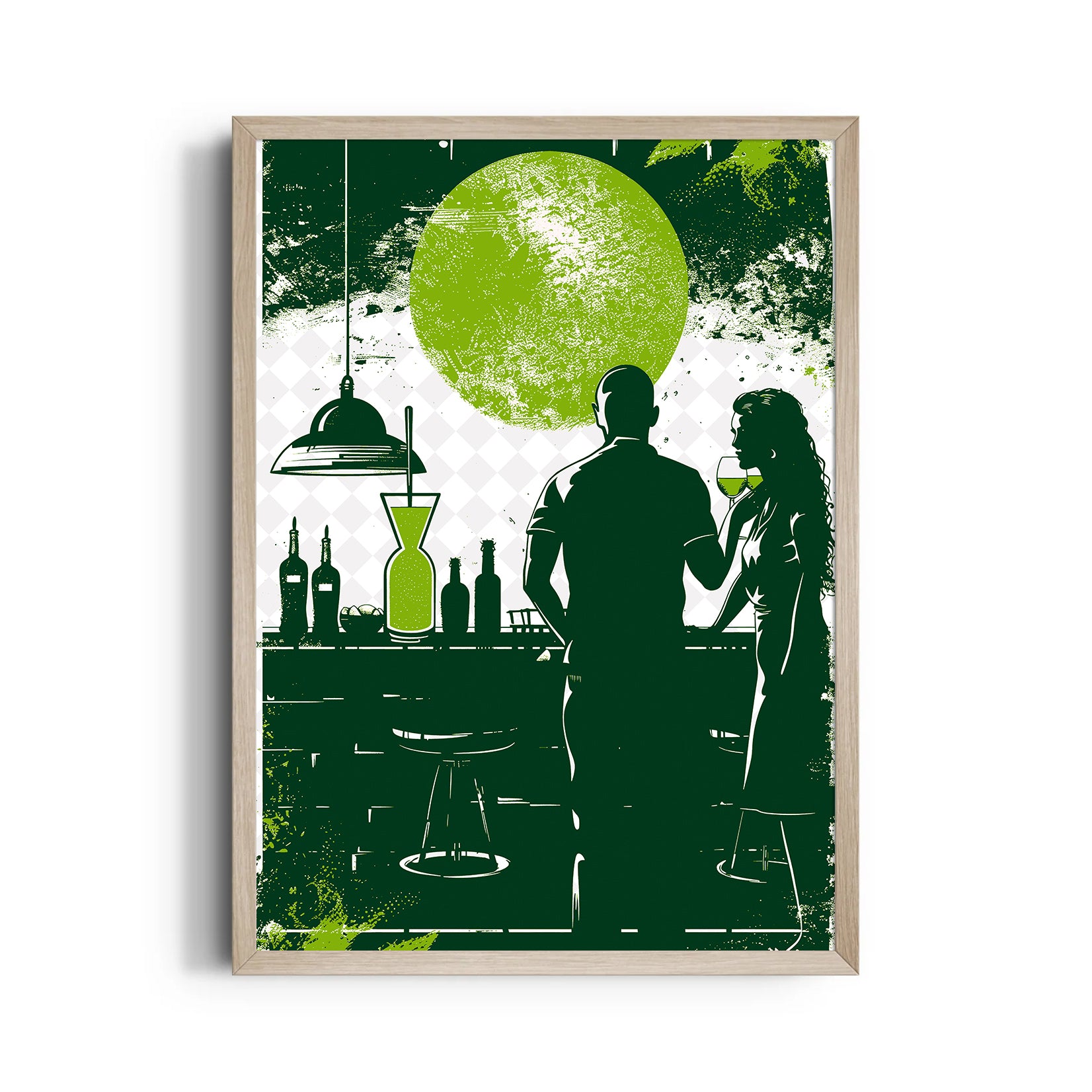 Emerald Sunset Bar - Food & Bar Wall Art