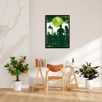 Emerald Sunset Bar - Food & Bar Wall Art - Pillow Fights