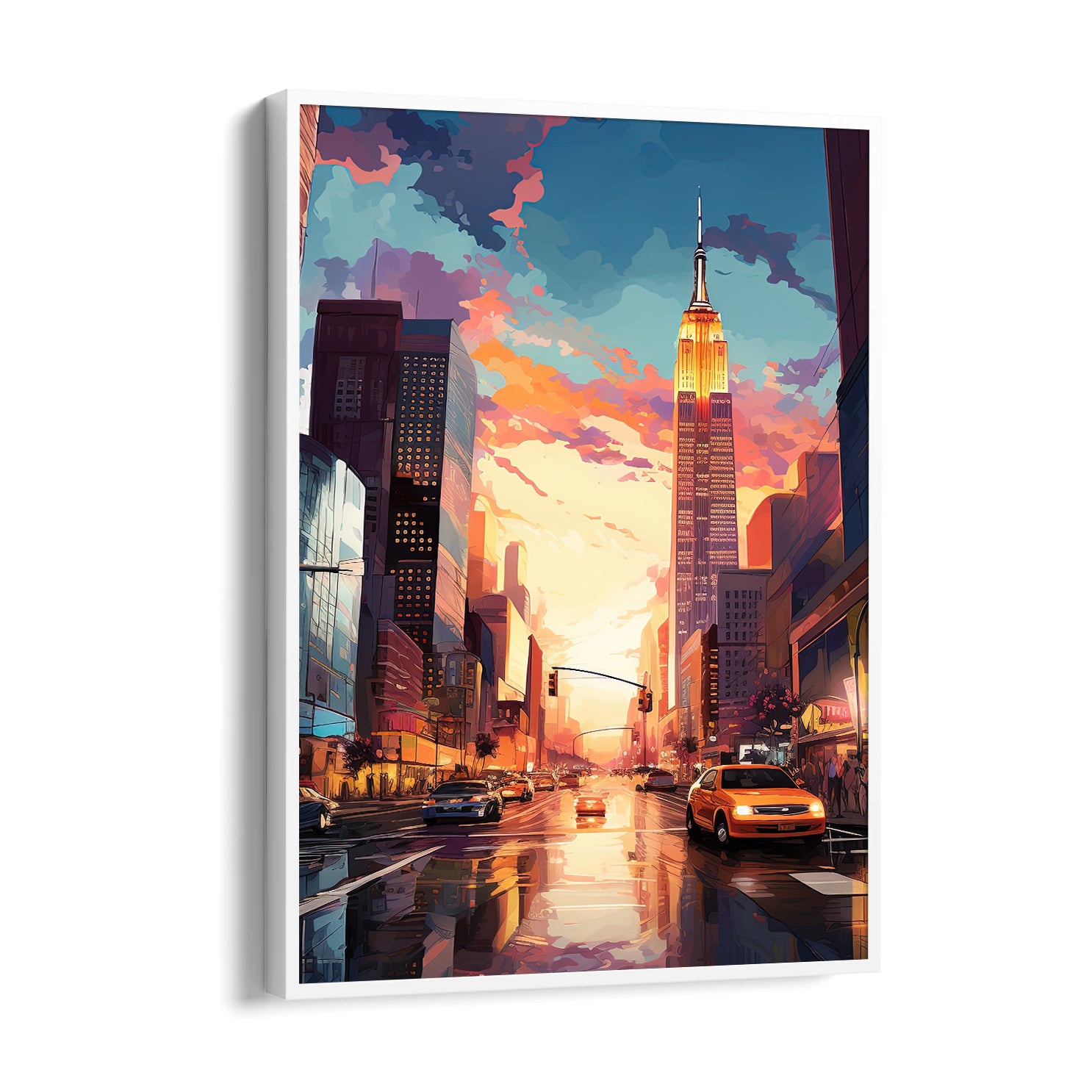 Empire Sunset Boulevard - City Wall Art