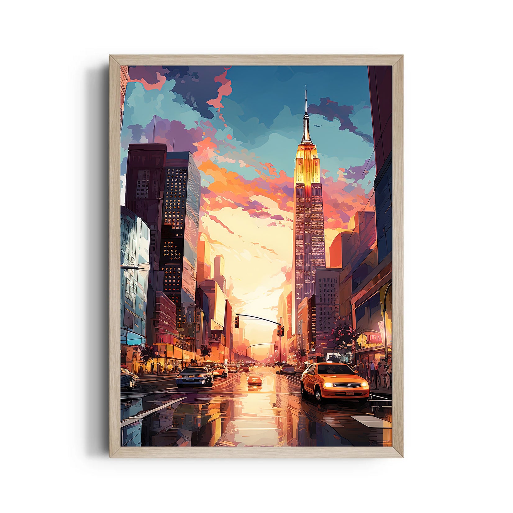 Empire Sunset Boulevard - City Wall Art