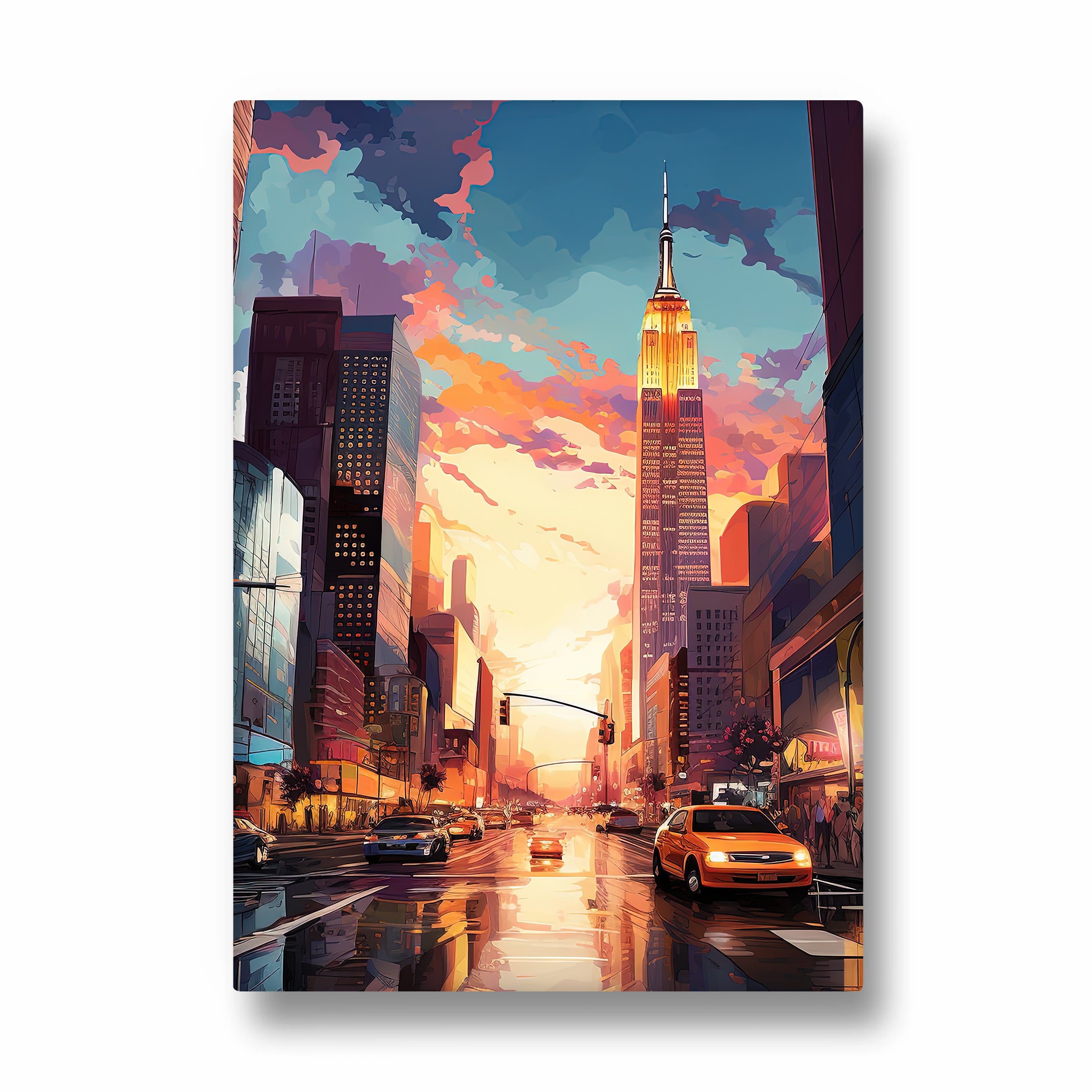 Empire Sunset Boulevard - City Wall Art