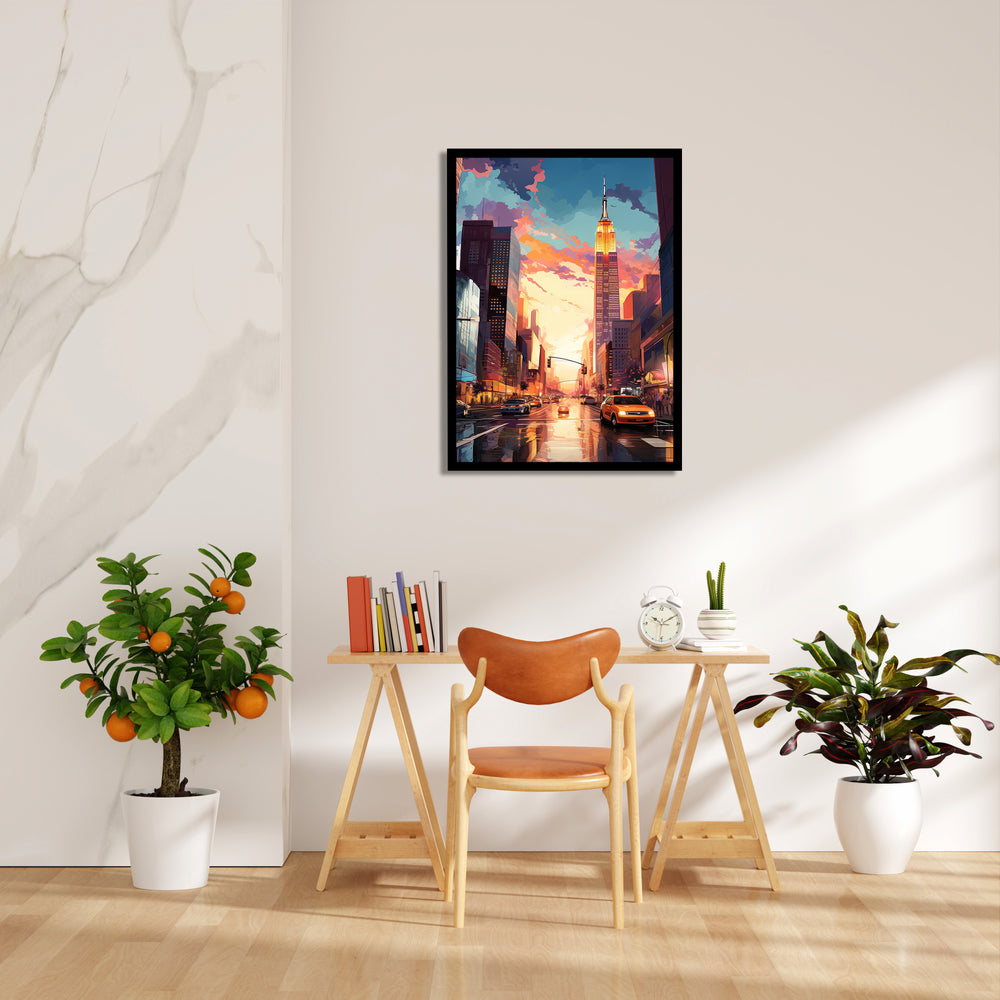 Empire Sunset Boulevard - City Wall Art