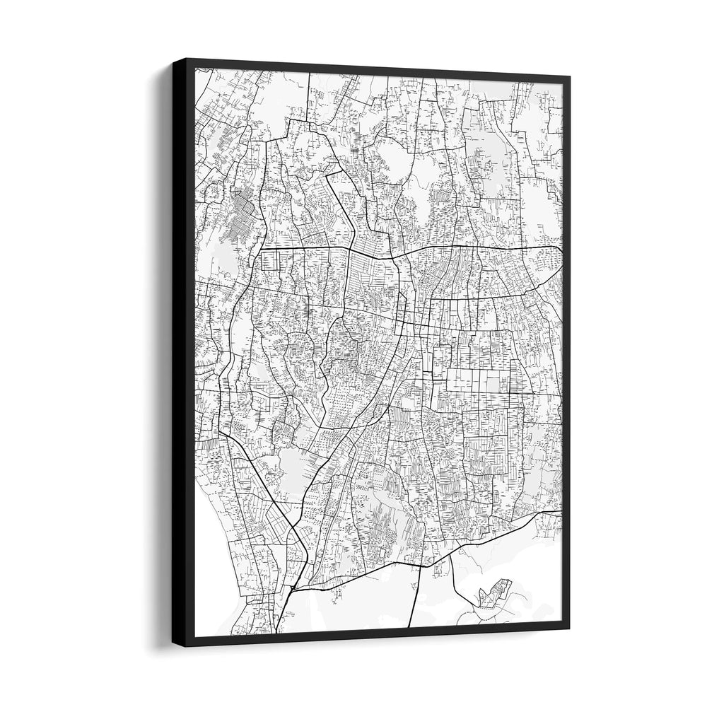 Endless Urban Weave - street map wall art