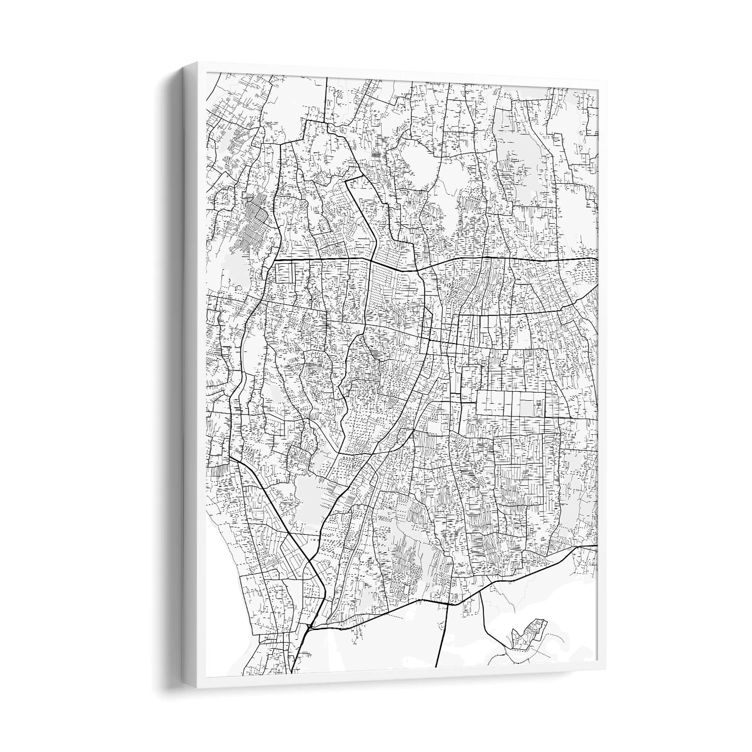 Endless Urban Weave - street map wall art