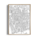 Endless Urban Weave - street map wall art