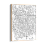 Endless Urban Weave - street map wall art