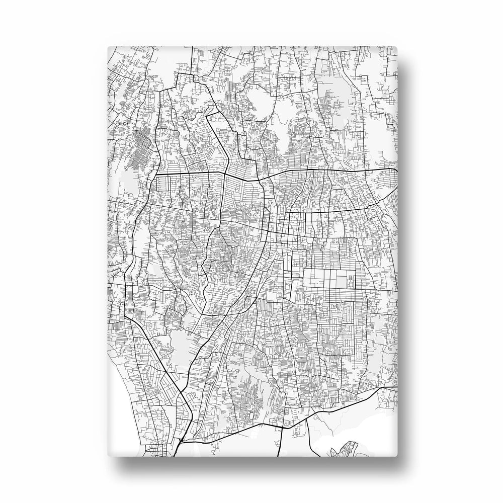 Endless Urban Weave - street map wall art