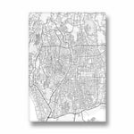 Endless Urban Weave - street map wall art