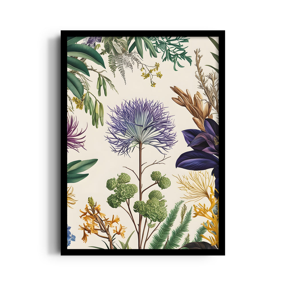 Ethereal Thistle Garden - Botanical Wall Art